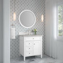 James Martin Brittany 30" Single Bathroom Vanity, Bright White