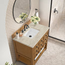 James Martin Malibu 36" Single Bathroom Vanity, Amber Birch
