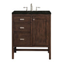 James Martin Addison 30" Single Bathroom Vanity, Mid-Century Acacia