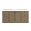 James Martin Chicago 60" Single Bathroom Vanity, Walnut Whisper