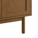 James Martin Laurent 60" Dual Mount Double Bathroom Vanity, Honey Oak