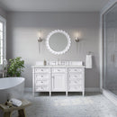 James Martin Brittany 60" Single Bathroom Vanity, Bright White