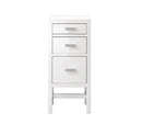 James Martin Addison 15" Base Cabinet, Glossy White