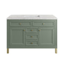 James Martin Chicago 48" Single Bathroom Vanity, Smokey Celadon