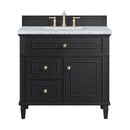 James Martin Lorelai 36" Single Bathroom Vanity, Black Onyx