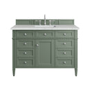 James Martin Brittany 48" Single Bathroom Vanity, Smokey Celadon