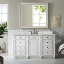 James Martin Bristol 60" Single Bathroom Vanity, Bright White