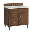 James Martin Lorelai 36" Single Bathroom Vanity, Mid-Century Walnut