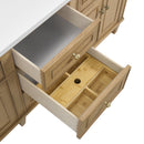 James Martin Lorelai 72" Double Bathroom Vanity, Light Natural Oak