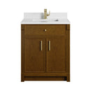 James Martin Bellshire 30" Single Bathroom Vanity, Honey Oak