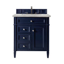 James Martin Brittany 30" Single Bathroom Vanity, Victory Blue
