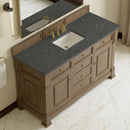 James Martin Brookfield 60" Single Bathroom Vanity, Pecan
