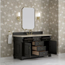 James Martin Brookfield 60" Single Bathroom Vanity, Black Onyx