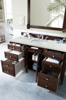 James Martin Brittany 60" Single Bathroom Vanity, Burnished Mahogany