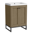 James Martin Chianti 24" Single Bathroom Vanity, Walnut Whisper