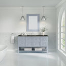 James Martin Breckenridge 60" Single Bathroom Vanity, Serenity Blue
