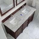 James Martin Brittany 60" Double Bathroom Vanity, Burnished Mahogany