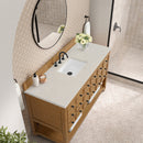 James Martin Malibu 60" Single Bathroom Vanity, Amber Birch
