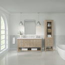 James Martin Breckenridge Linen Cabinet, Whitewashed Oak