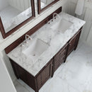 James Martin Brittany 60" Double Bathroom Vanity, Burnished Mahogany