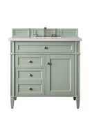 James Martin Brittany 36" Single Bathroom Vanity, Sage Green
