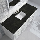 James Martin Bristol 60" Single Bathroom Vanity, Bright White
