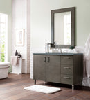 James Martin Metropolitan 48" Dual Mount Single Bathroom Vanity, Silver Oak