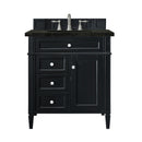 James Martin Brittany 30" Single Bathroom Vanity, Black Onyx