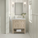 James Martin Breckenridge 30" Single Bathroom Vanity, Whitewashed Oak