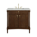 James Martin Kinnsden 36" Single Bathroom Vanity, Sable Oak