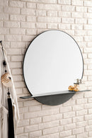 James Martin Platform 36" Mirror, Modern Iron